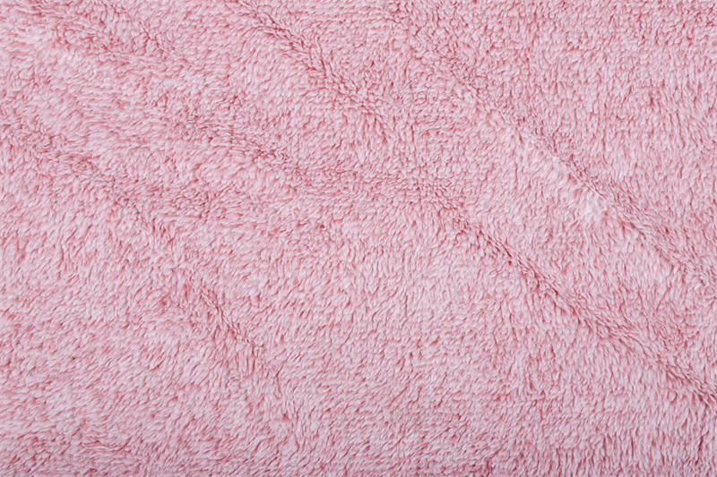 Double-sided pink cationic sherpa